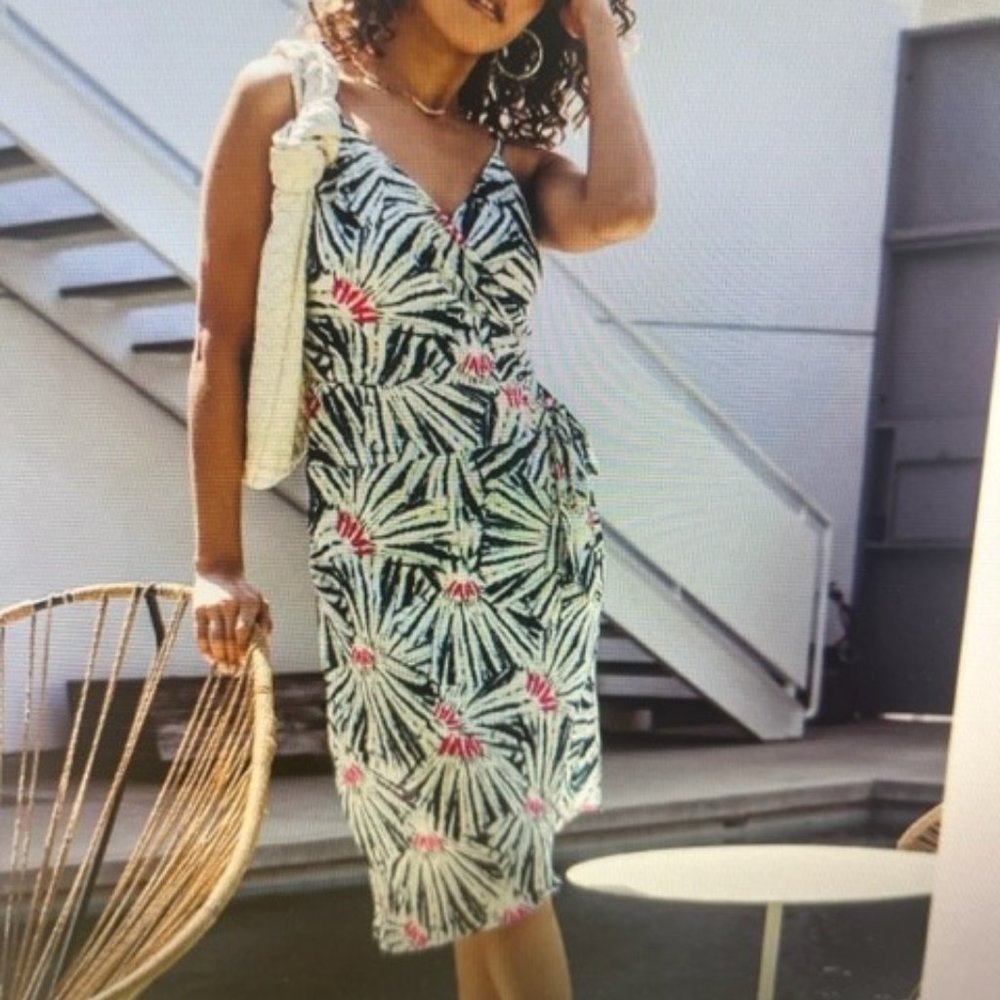 Veronica M Wintour Woven Wrap Dress